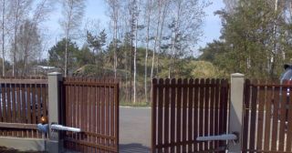 Купить распашные ворота из штакетника Мытищи, цена от 2713 руб.